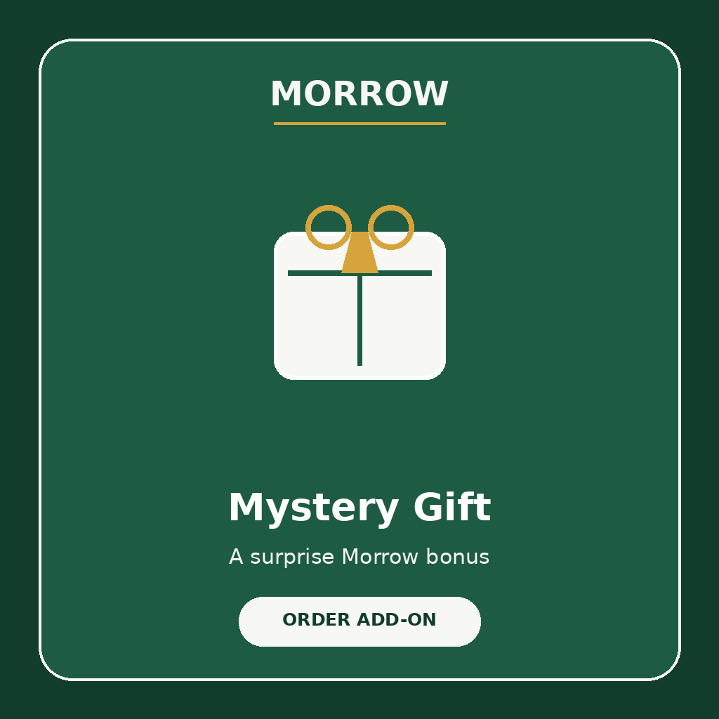 Morrow Mystery Gift order add-on