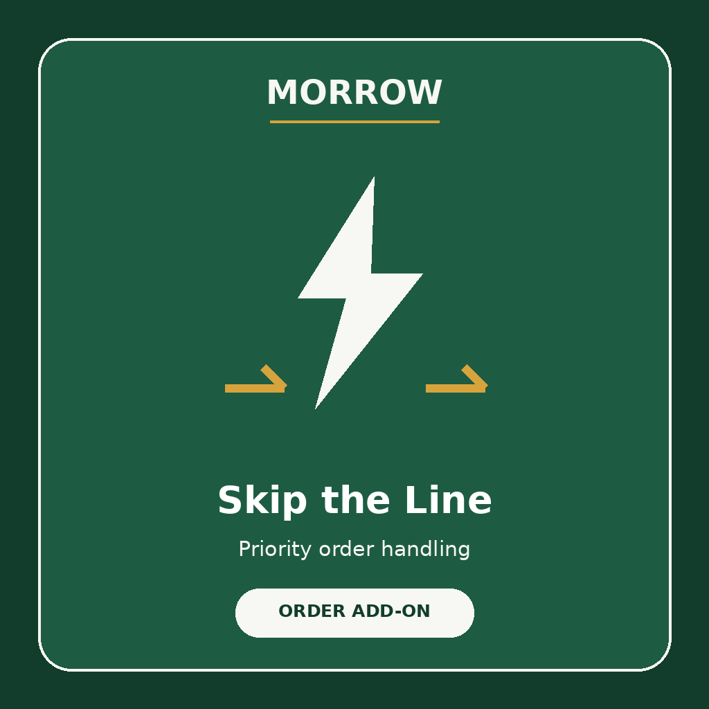 Morrow Skip the Line priority handling add-on